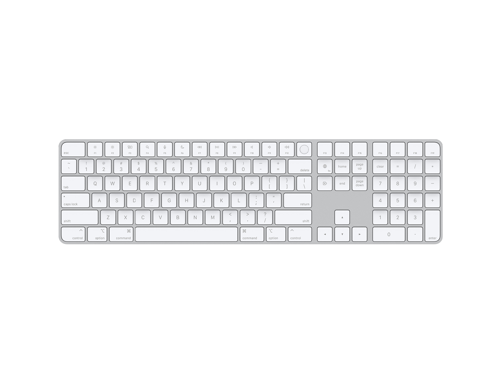 Apple Magic Keyboard with Touch ID & Numeric Keypad Apple Magic Keyboard with Touch ID & Numeric Keypad
