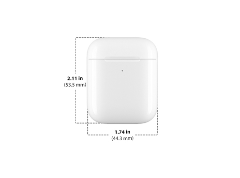 Dimensions of Apple Wireless Charging Case for AirPods