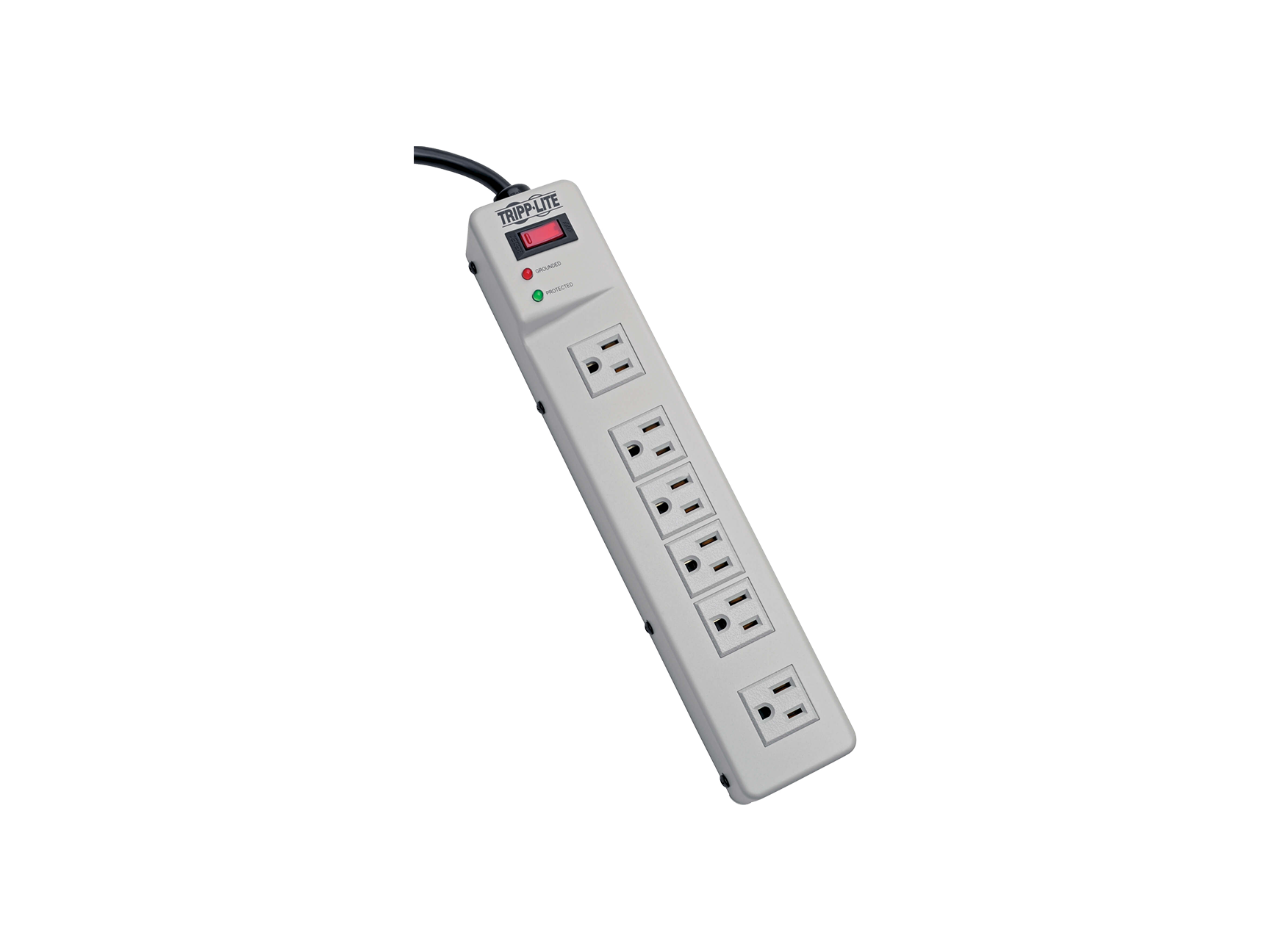 Tripp Lite 6 Right Angle Outlet Surge Protector 6ft Power Strip Tripp Lite 6 Right Angle Outlet Surge Protector 6ft Power Strip