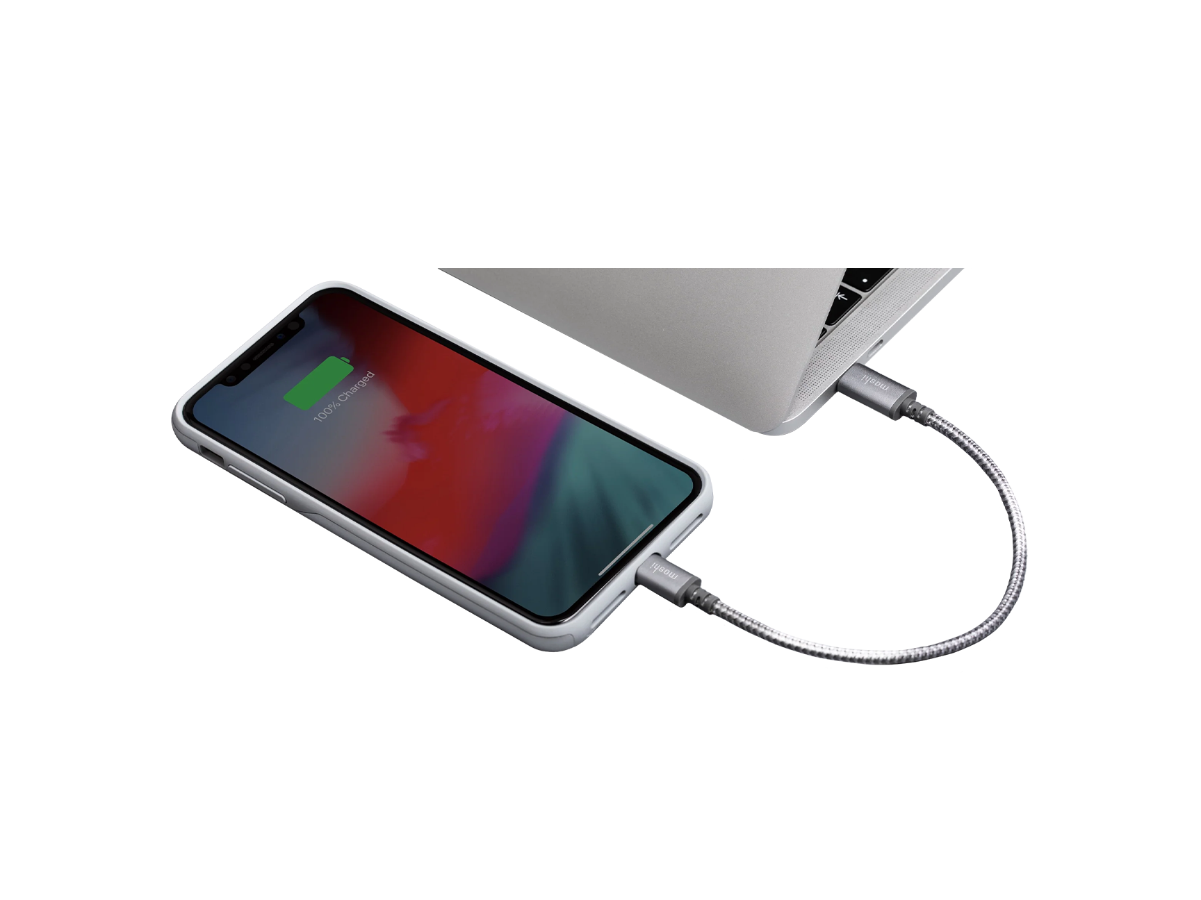 Moshi Integra USB-C Charge Cable with Lightning Connector (0.8 ft / 0.25 m) Moshi Integra USB-C Charge Cable with Lightning Connector (0.8 ft / 0.25 m)