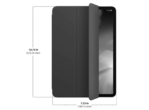 Dimensions of Apple Smart Folio 11-Inch iPad Pro Diagram showing Apple Smart Folio 11-Inch iPad Pro size and dimensions