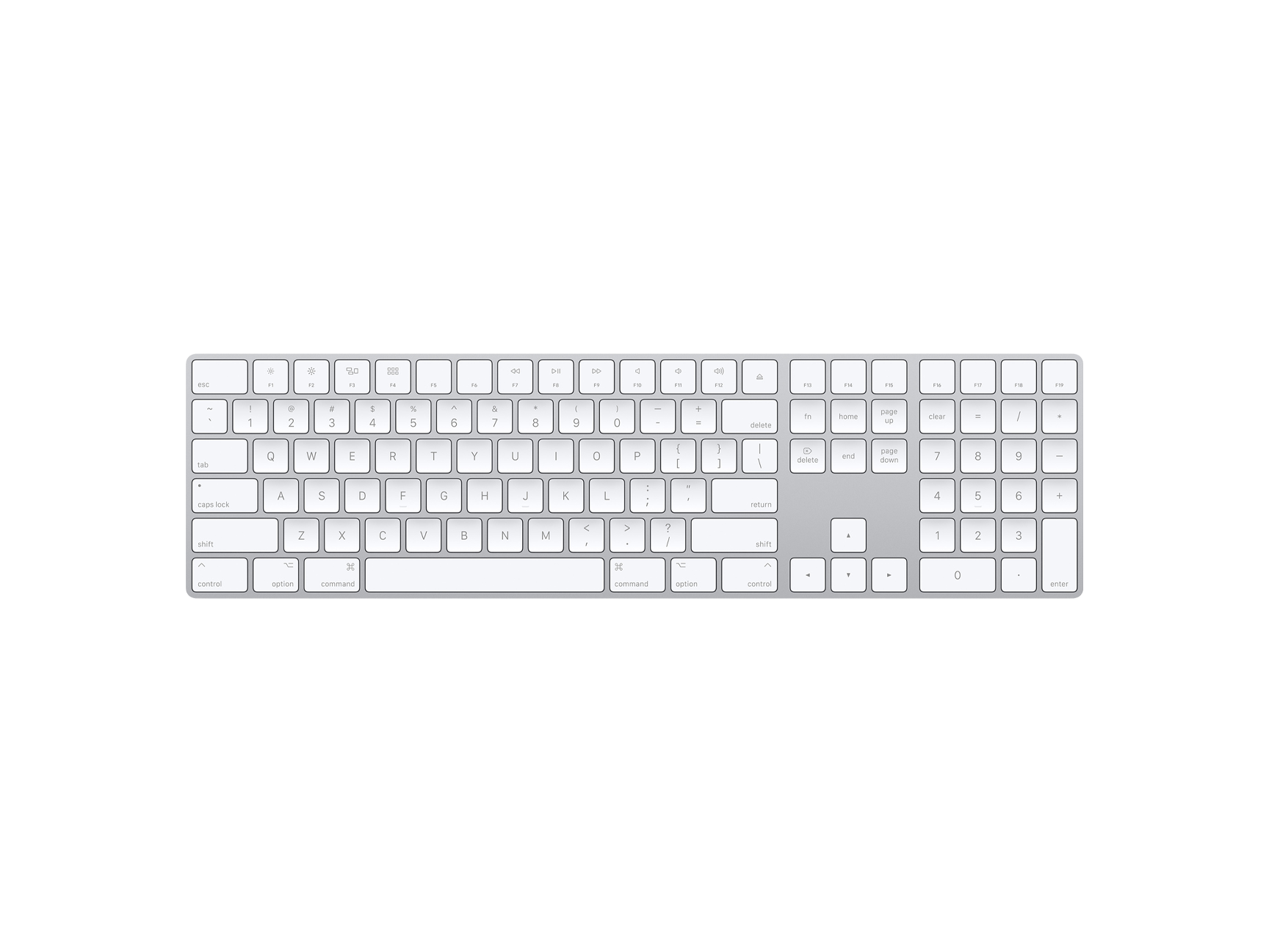 Apple Magic Keyboard with Numeric Keypad Apple Magic Keyboard with Numeric Keypad