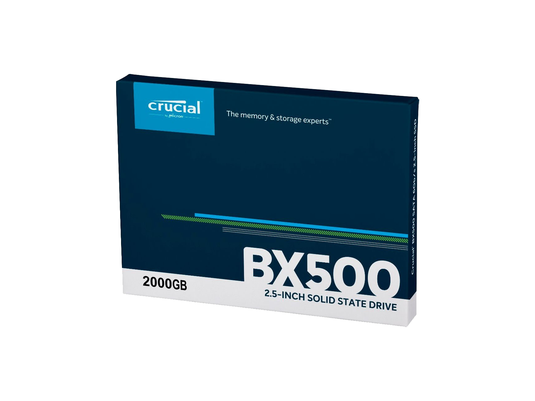 Crucial BX500 2TB 3D NAND SATA 2.5-inch SSD Crucial BX500 2TB 3D NAND SATA 2.5-inch SSD