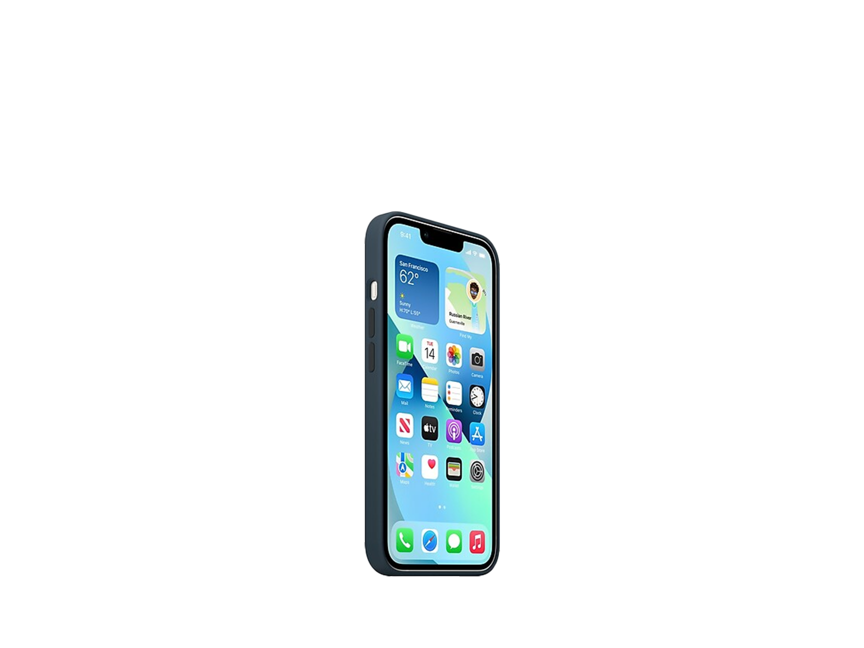 Apple iPhone 13 mini Silicone Case with MagSafe - Abyss Blue