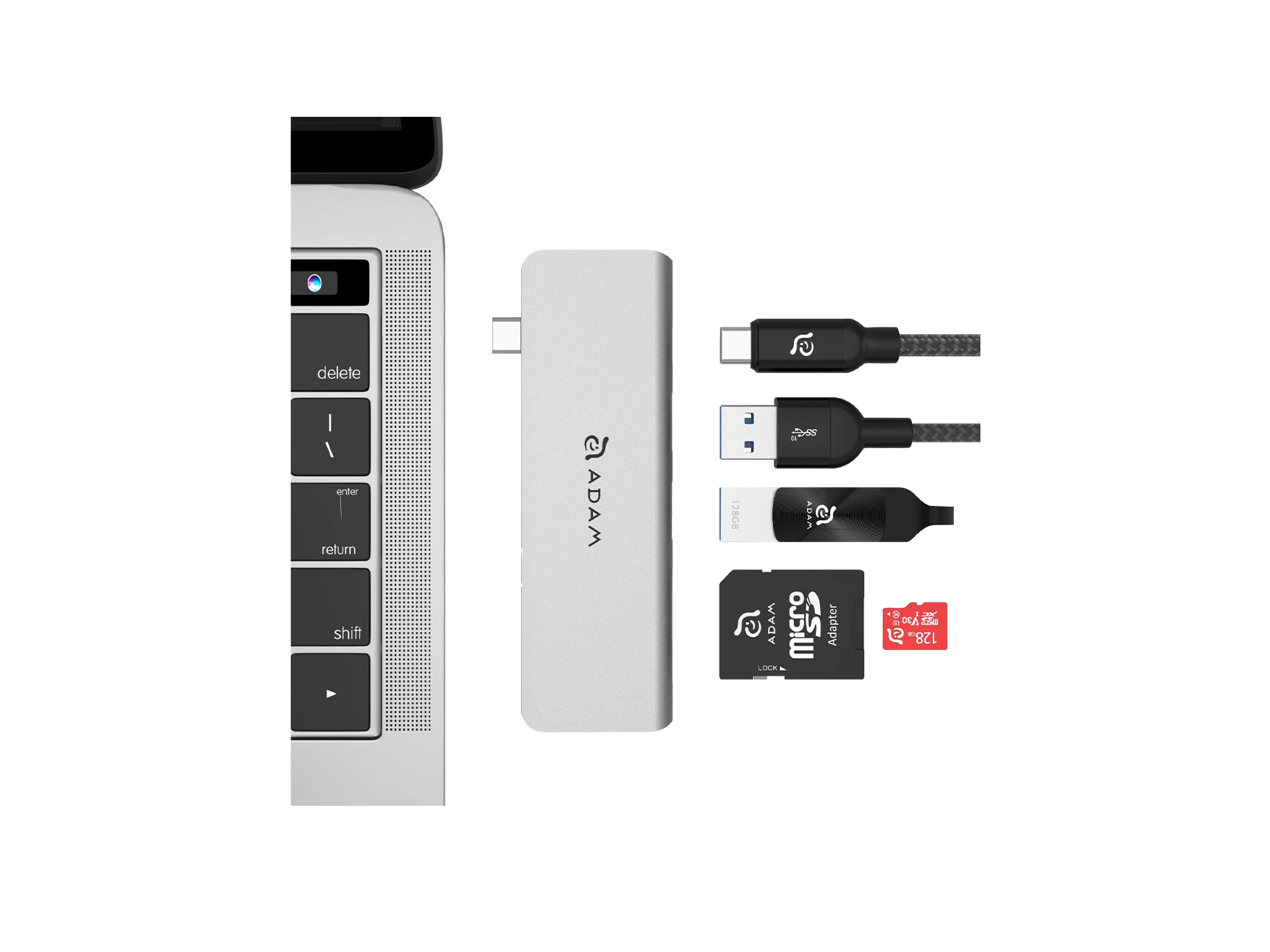 Adam Elements CASA Hub 5e USB-C 5-in-1 Card Reader Hub Adam Elements CASA Hub 5e USB-C 5-in-1 Card Reader Hub