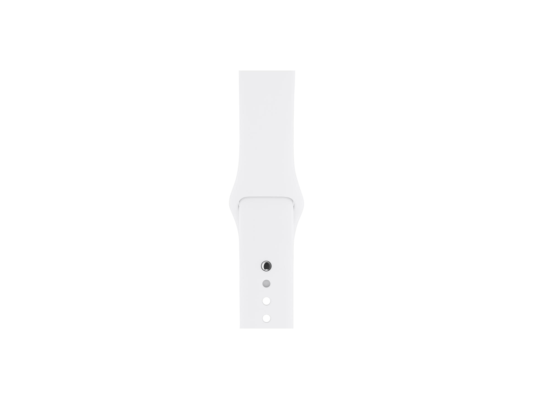 Apple Watch Series 3 (GPS) 42mm Silver Aluminum with White Sports Band Apple Watch Series 3 (GPS) 42mm Silver Aluminum with White Sports Band